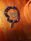 Lapis Lazuli Chip Crystal Stone Bracelet 8MM