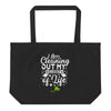 Large organic tote bag - RegeneratingMeLifestyle